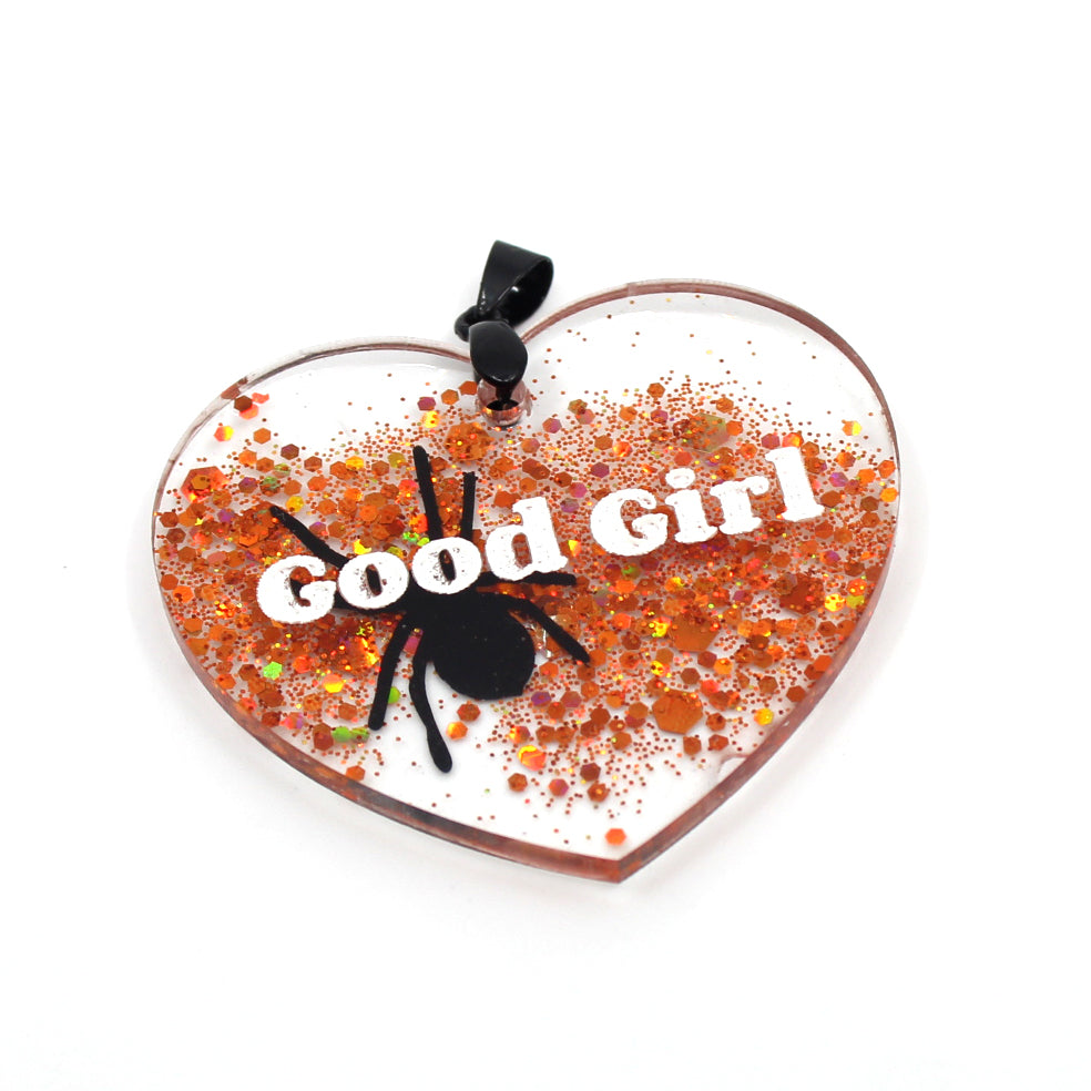 Halloween Praise Kink Collar Tag - Good Girl, Good Enby, or Good Boy