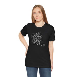 Good Girl Calligraphy - Unisex T-Shirt T-Shirt Restrained Grace   