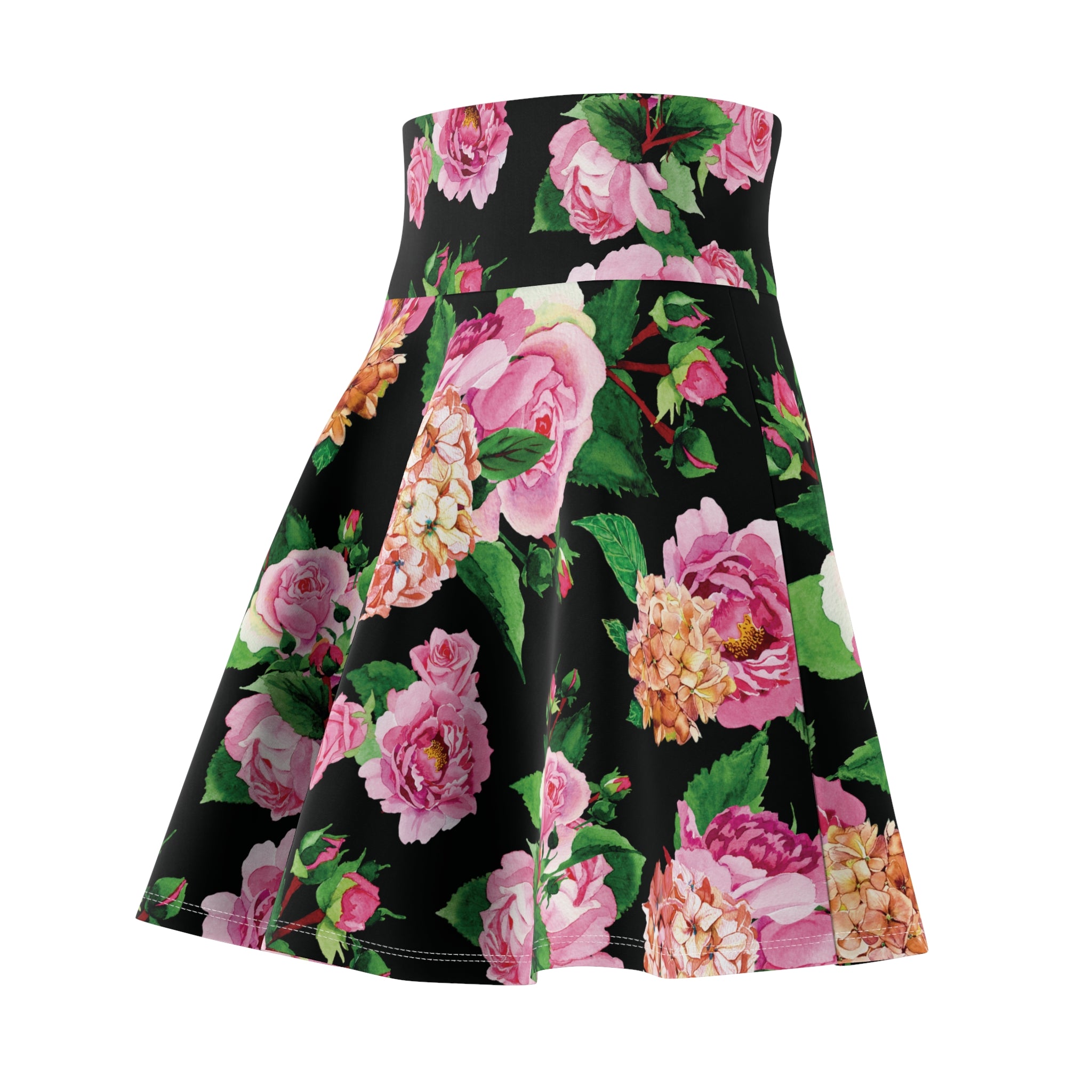 Sweet Wendie Floral Swing Skirt Skirt Restrained Grace   