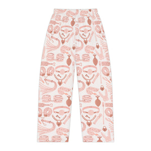 Blush Pink Kink Pajama Pants - up to 6X Loungewear Restrained Grace   