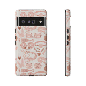 Blush Pink Kink Phone Case Phone Case Restrained Grace   