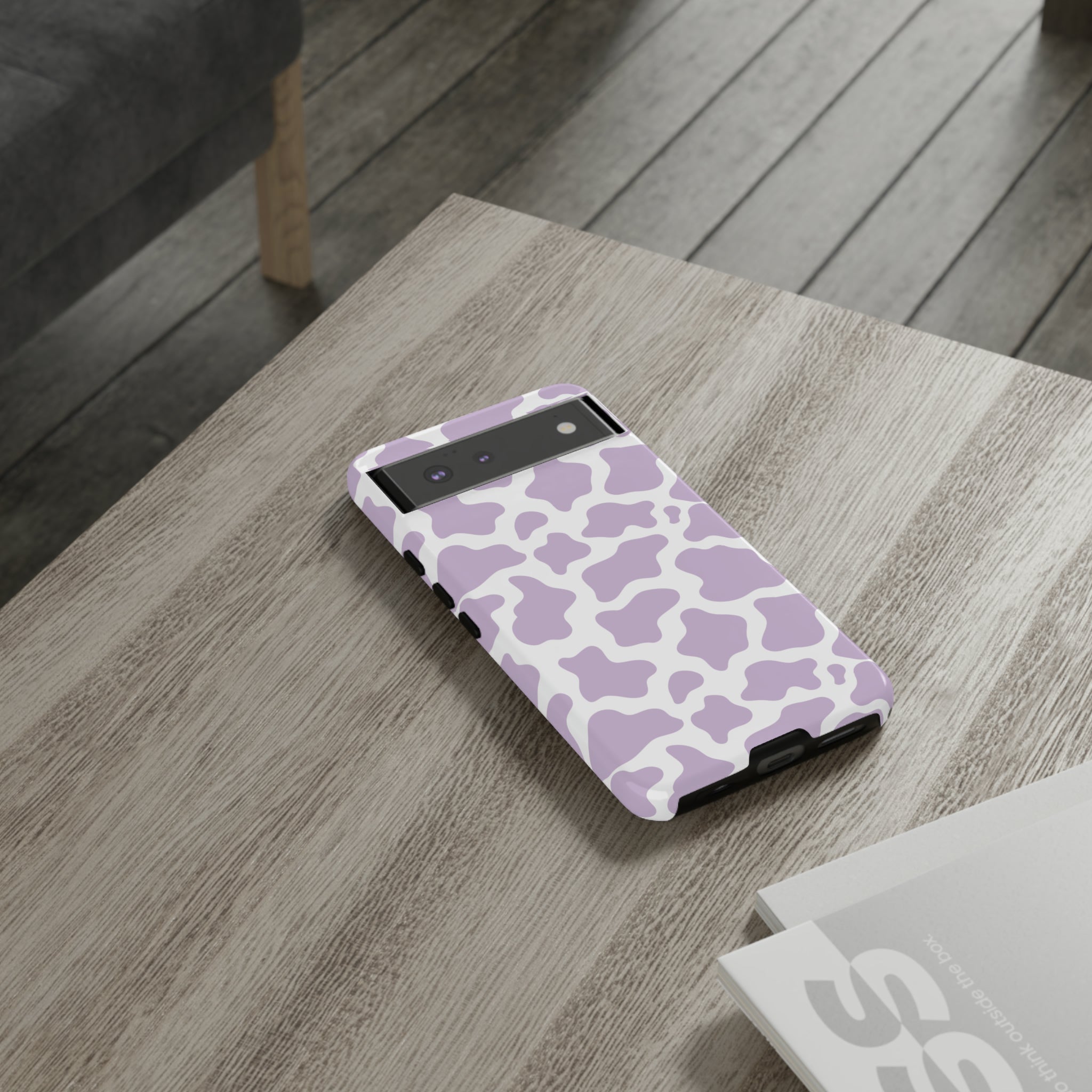 Lavender Cow Phone Case Phone Case Restrained Grace   