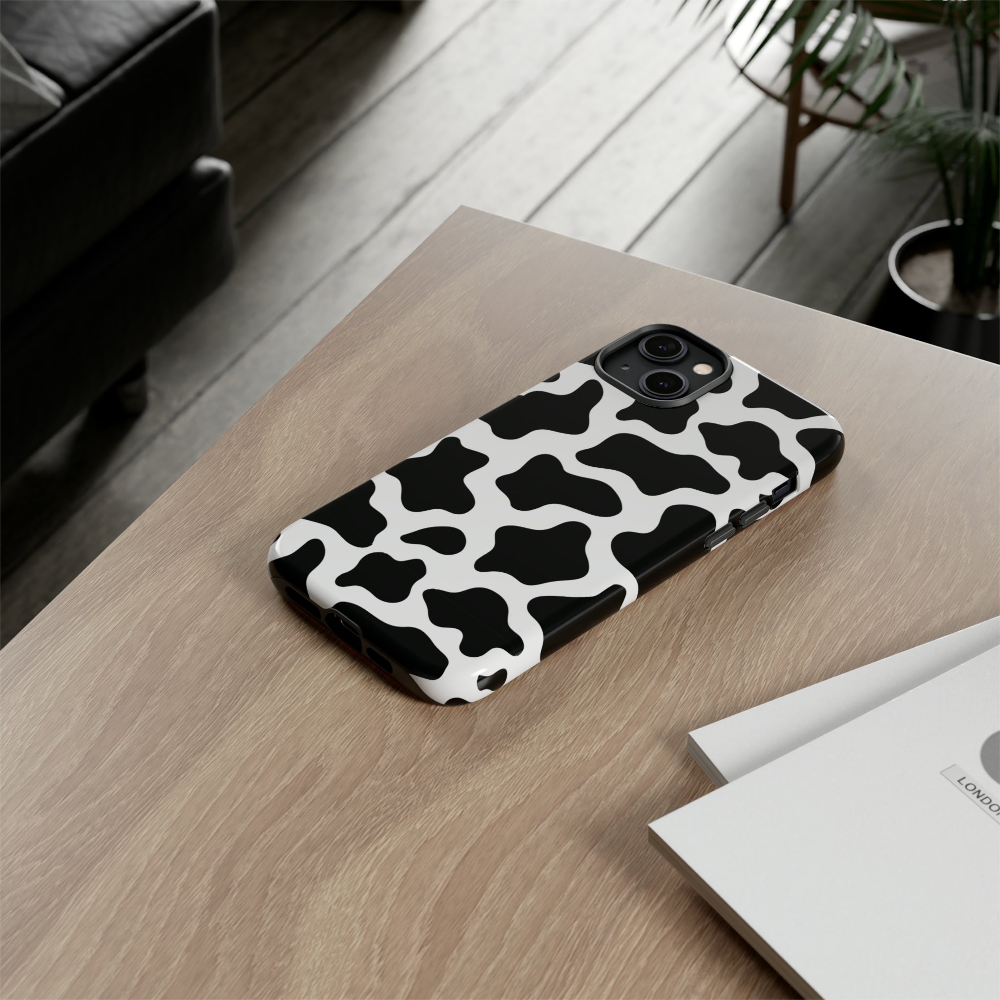 Cow Print Phone Case Phone Case Restrained Grace   