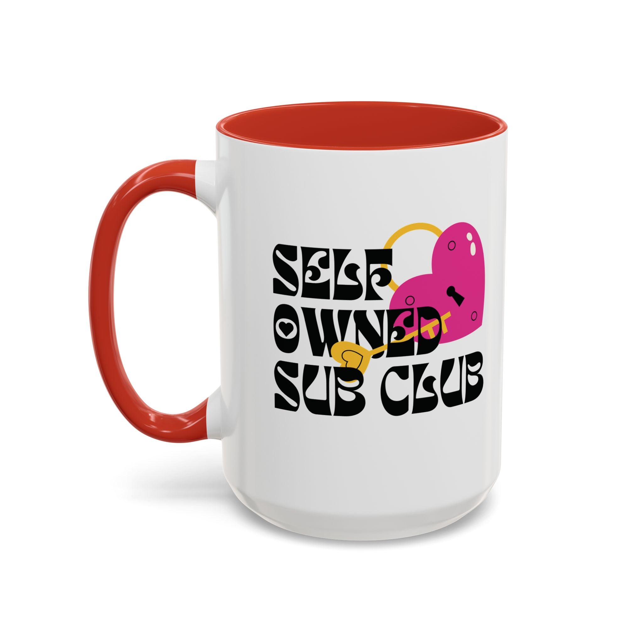 Self Owned Sub Club Mug Mug Printify 15oz Red 