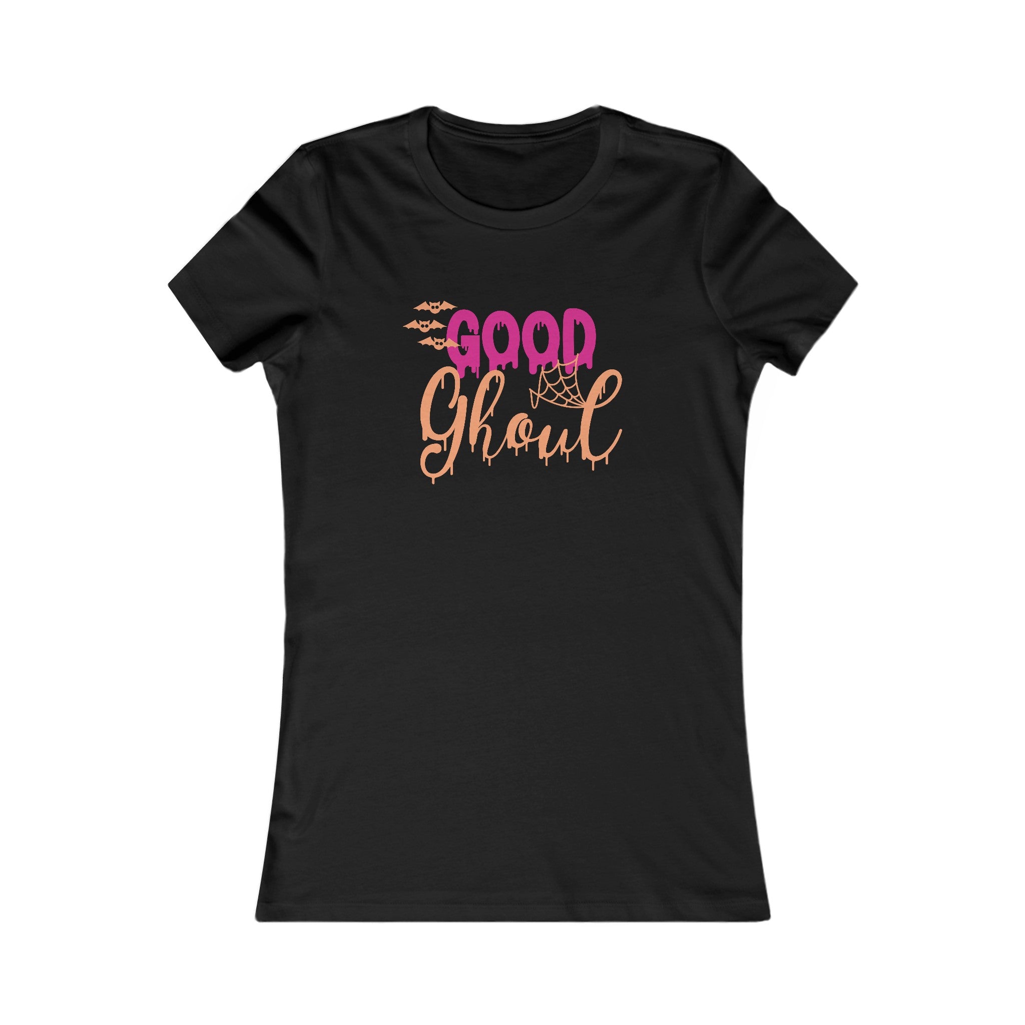 Good Ghoul - Halloween BDSM Submissive Femme Fit Tee T-Shirt Printify S Black 