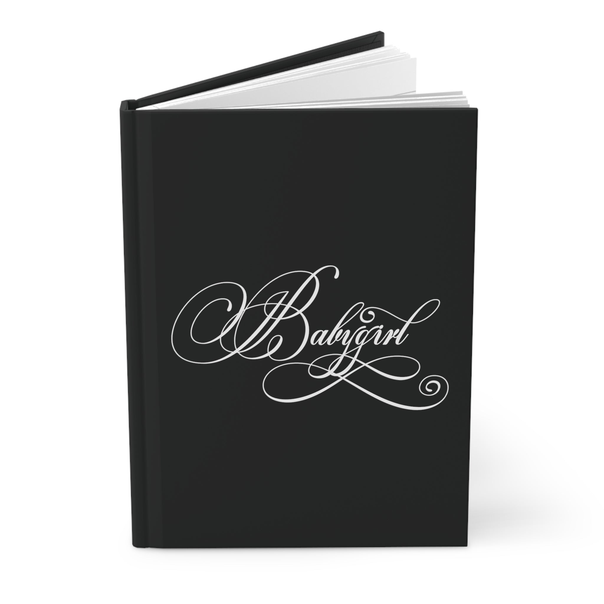 Babygirl Calligraphy Hardcover Journal Journal Restrained Grace   