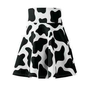 Cow Print Swing Skirt Skirt Restrained Grace   