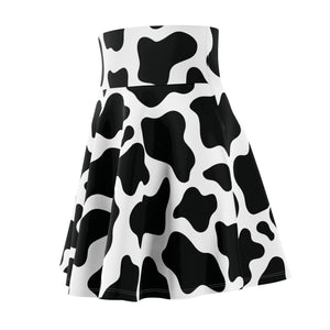 Cow Print Swing Skirt Skirt Restrained Grace   