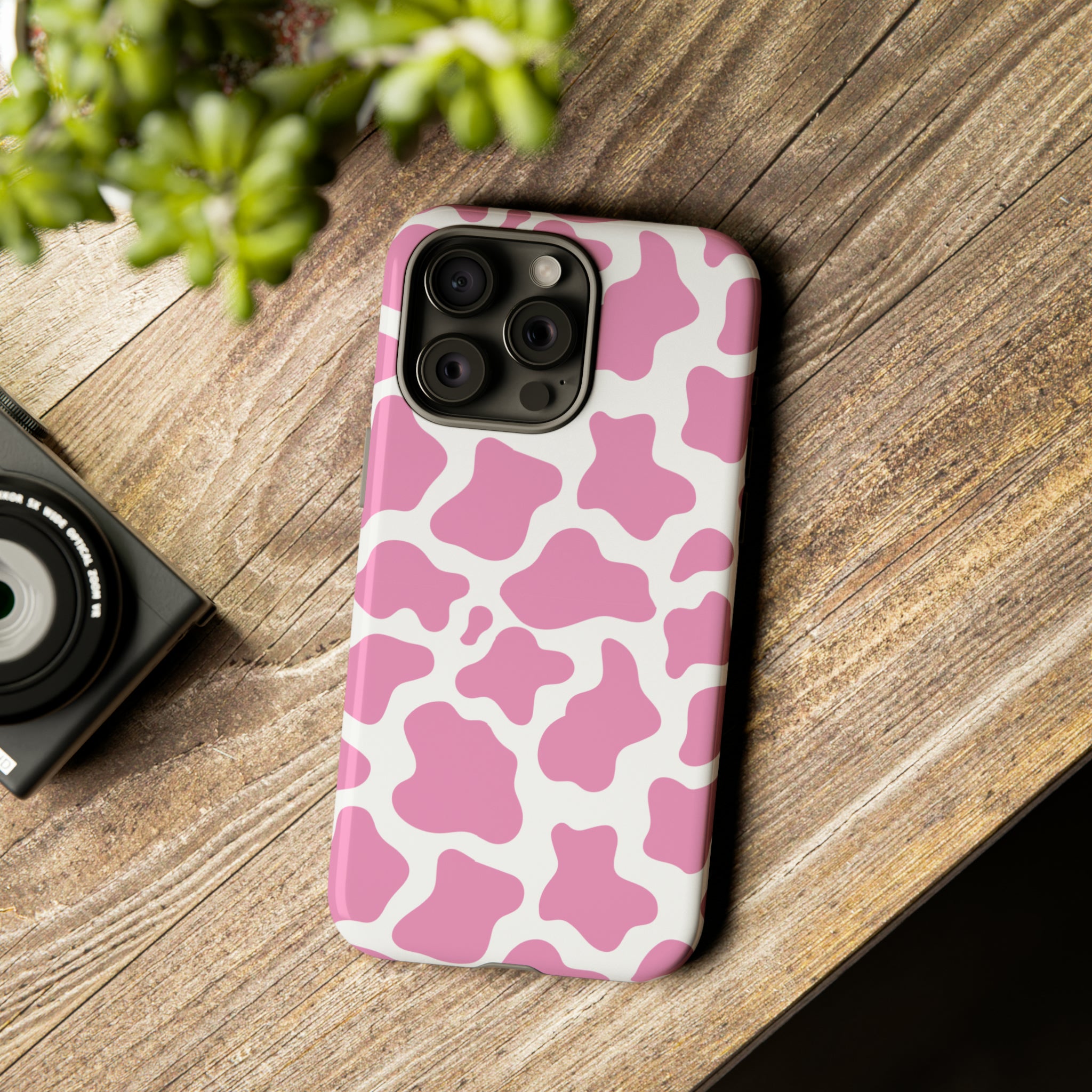 Pink Cow Phone Case Phone Case Restrained Grace   