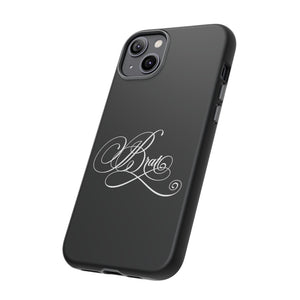 Brat Calligraphy Phone Case Phone Case Restrained Grace   