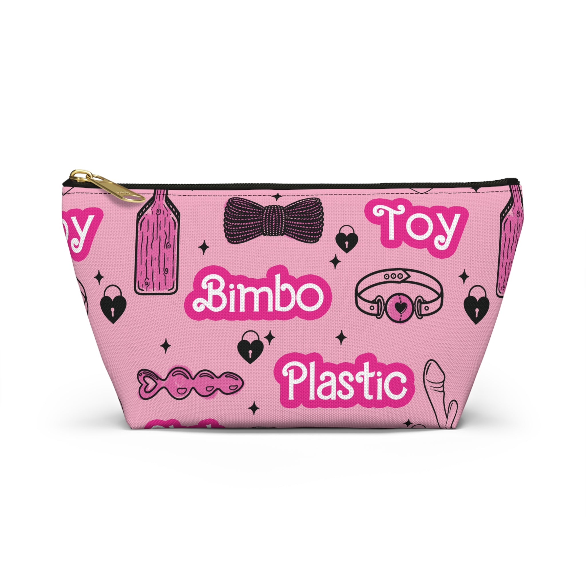 Bimbo Doll Fetish Travel Toy Bag Bags Restrained Grace Small Black zipper 