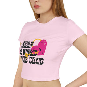 Self Owned Sub Club Baby Tee T-Shirt Restrained Grace   