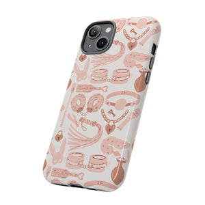 Blush Pink Kink Phone Case Phone Case Restrained Grace   