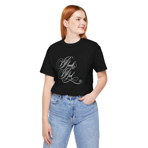 Good Girl Calligraphy - Unisex T-Shirt T-Shirt Restrained Grace   