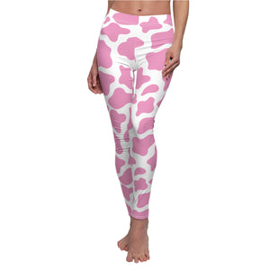 Pink Cow Soft Touch Leggings Leggings Restrained Grace   