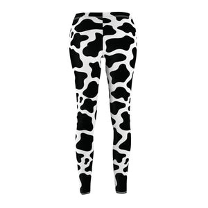 Cow Print Soft Touch Leggings Leggings Restrained Grace   