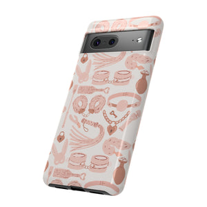 Blush Pink Kink Phone Case Phone Case Restrained Grace   