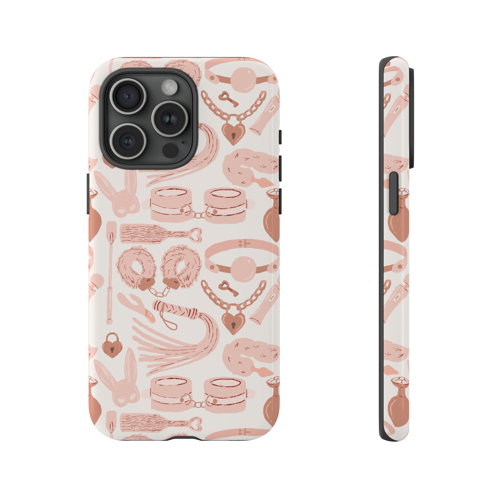 Blush Pink Kink Phone Case Phone Case Restrained Grace   