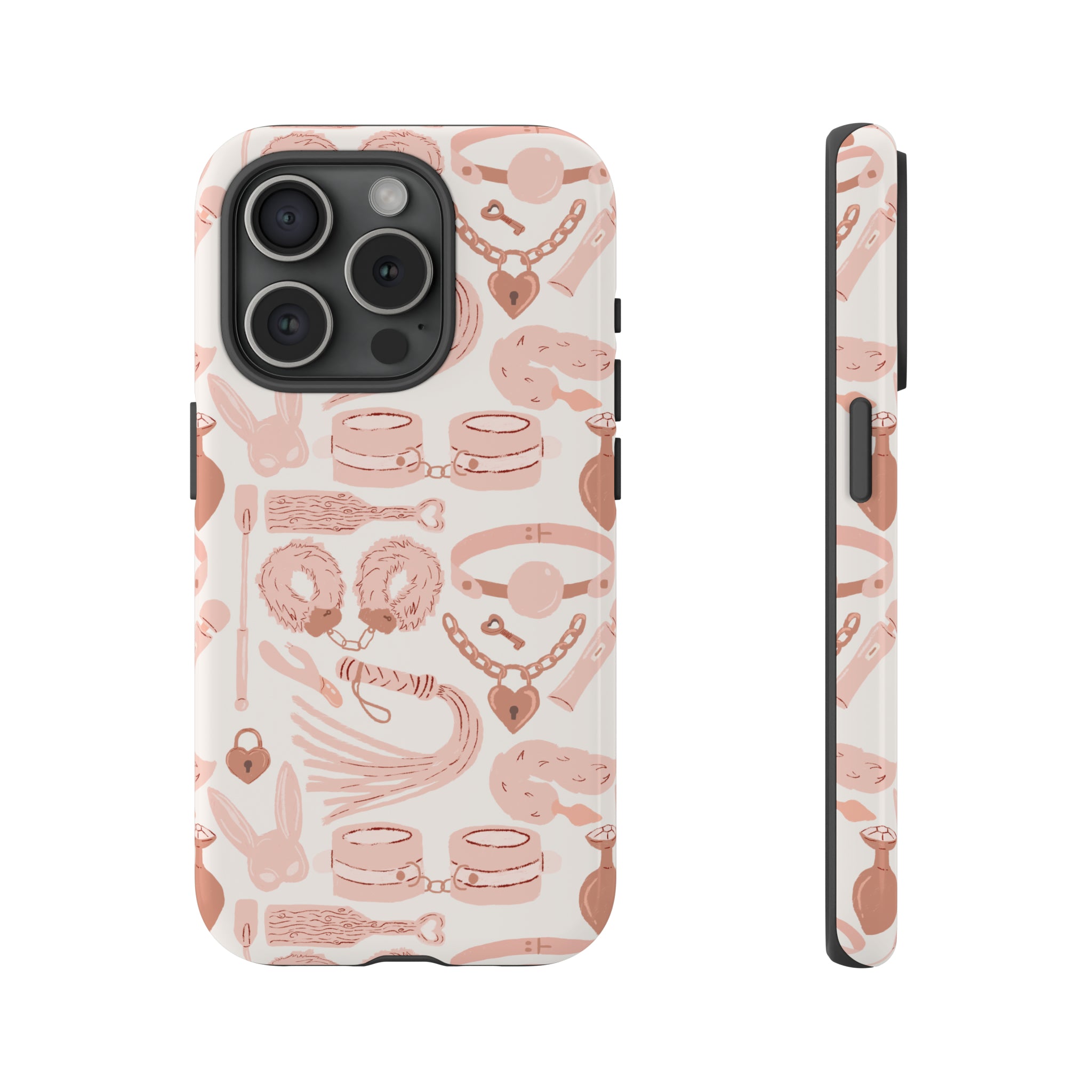 Blush Pink Kink Phone Case Phone Case Restrained Grace   