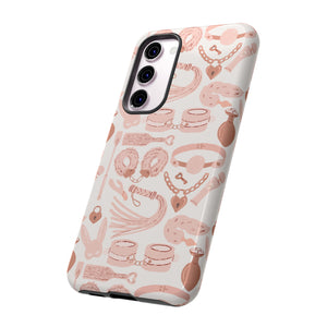 Blush Pink Kink Phone Case Phone Case Restrained Grace   