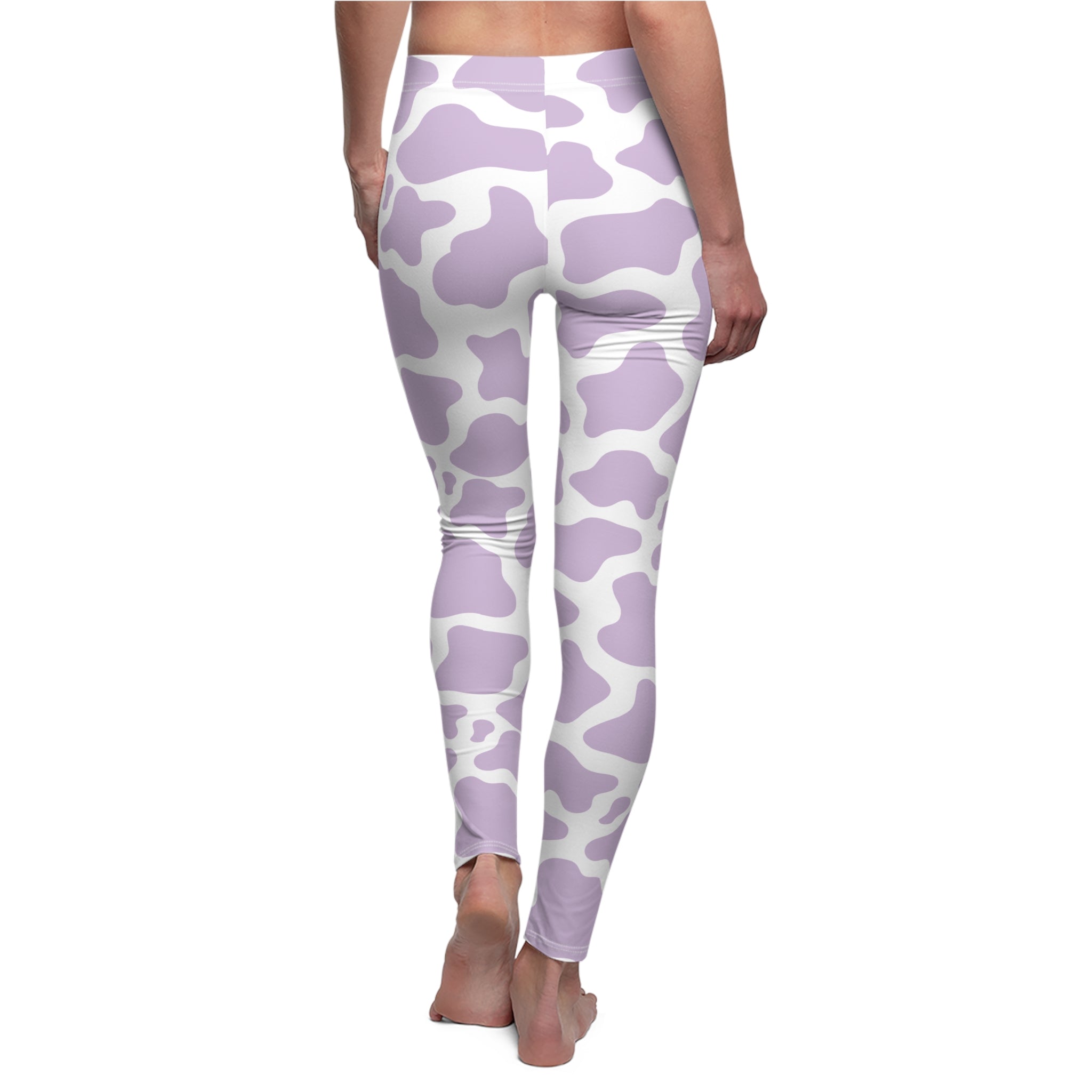 Lavender Cow Soft Touch Leggings Leggings Restrained Grace   