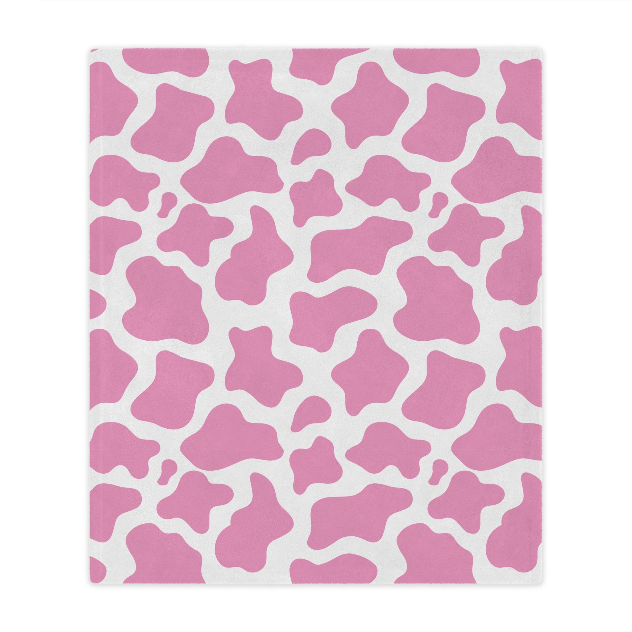 Pink Cow Microfiber Blanket Blanket Restrained Grace   