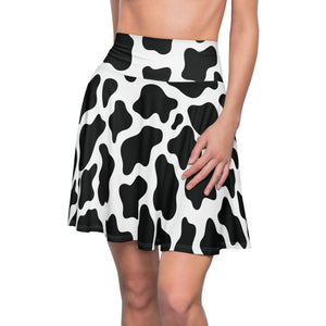 Cow Print Swing Skirt Skirt Restrained Grace XS 4 oz. 