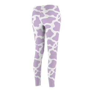 Lavender Cow Soft Touch Leggings Leggings Restrained Grace   