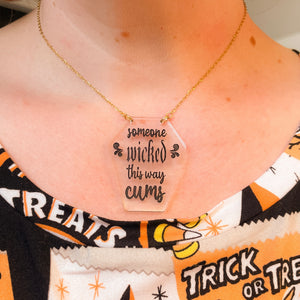 Someone Wicked This Way Cums - Tattoo Necklace Necklace Restrained Grace   