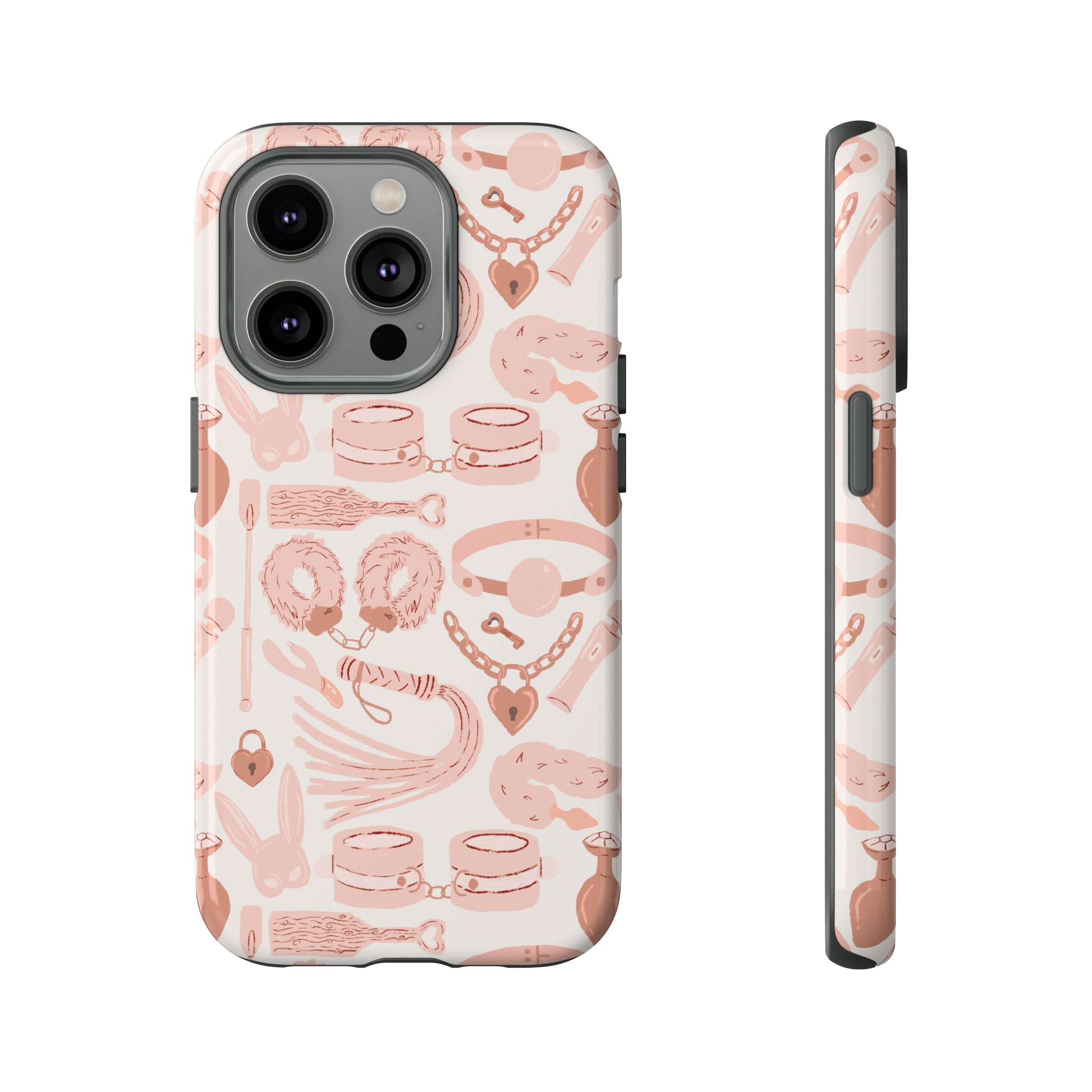 Blush Pink Kink Phone Case Phone Case Restrained Grace   