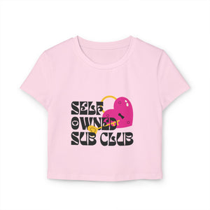 Self Owned Sub Club Baby Tee T-Shirt Restrained Grace   