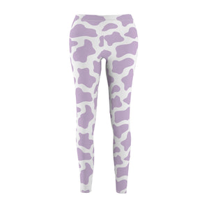 Lavender Cow Soft Touch Leggings Leggings Restrained Grace   