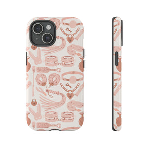 Blush Pink Kink Phone Case Phone Case Restrained Grace   