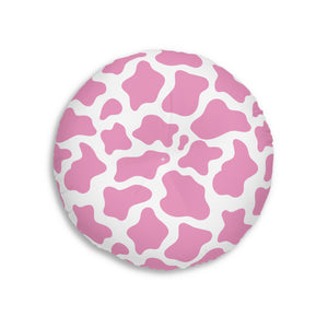 Pink Cow Tufted BDSM Kneeling Cushion Cushion Restrained Grace   