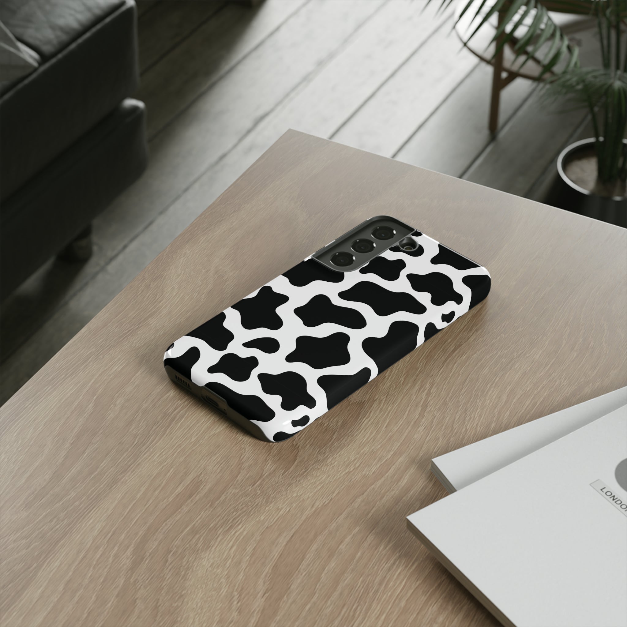 Cow Print Phone Case Phone Case Restrained Grace   