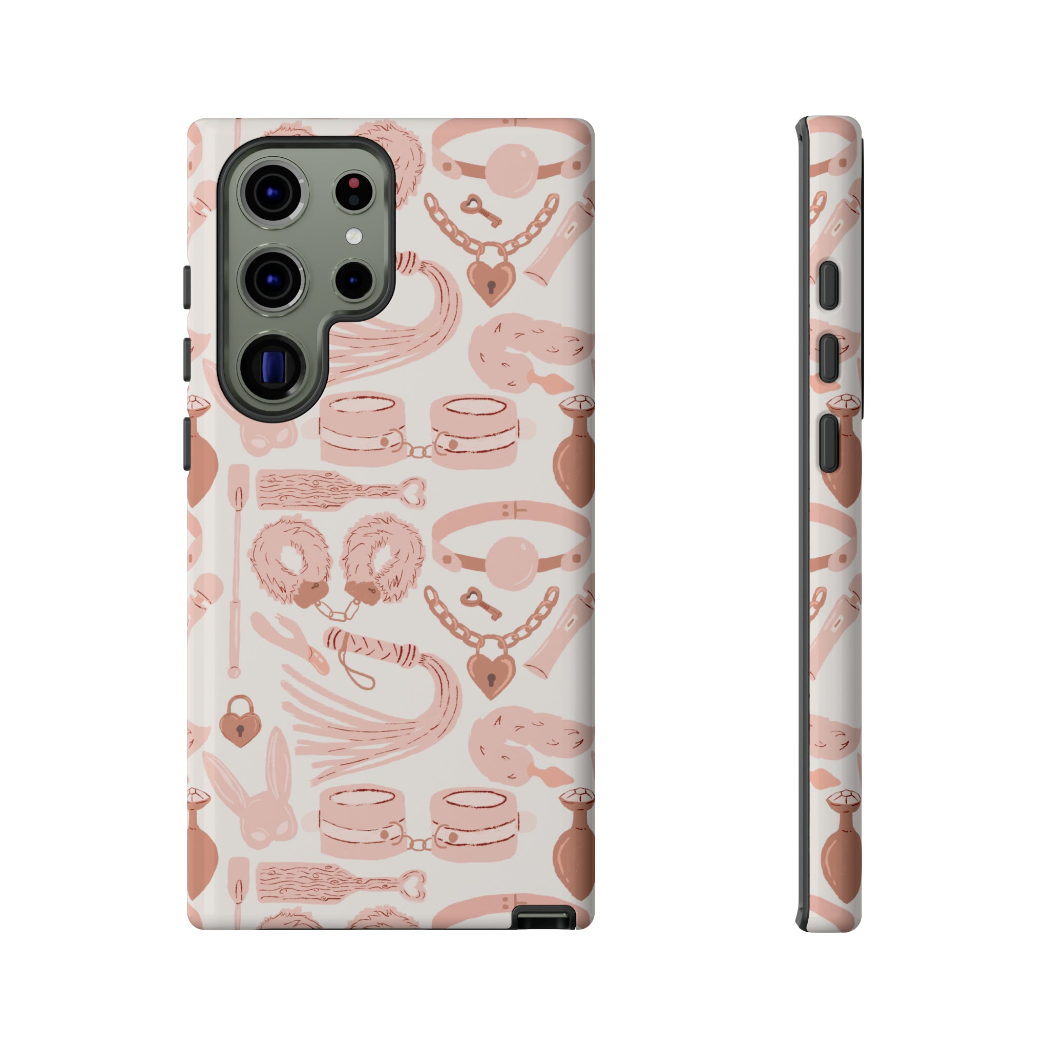 Blush Pink Kink Phone Case Phone Case Restrained Grace   