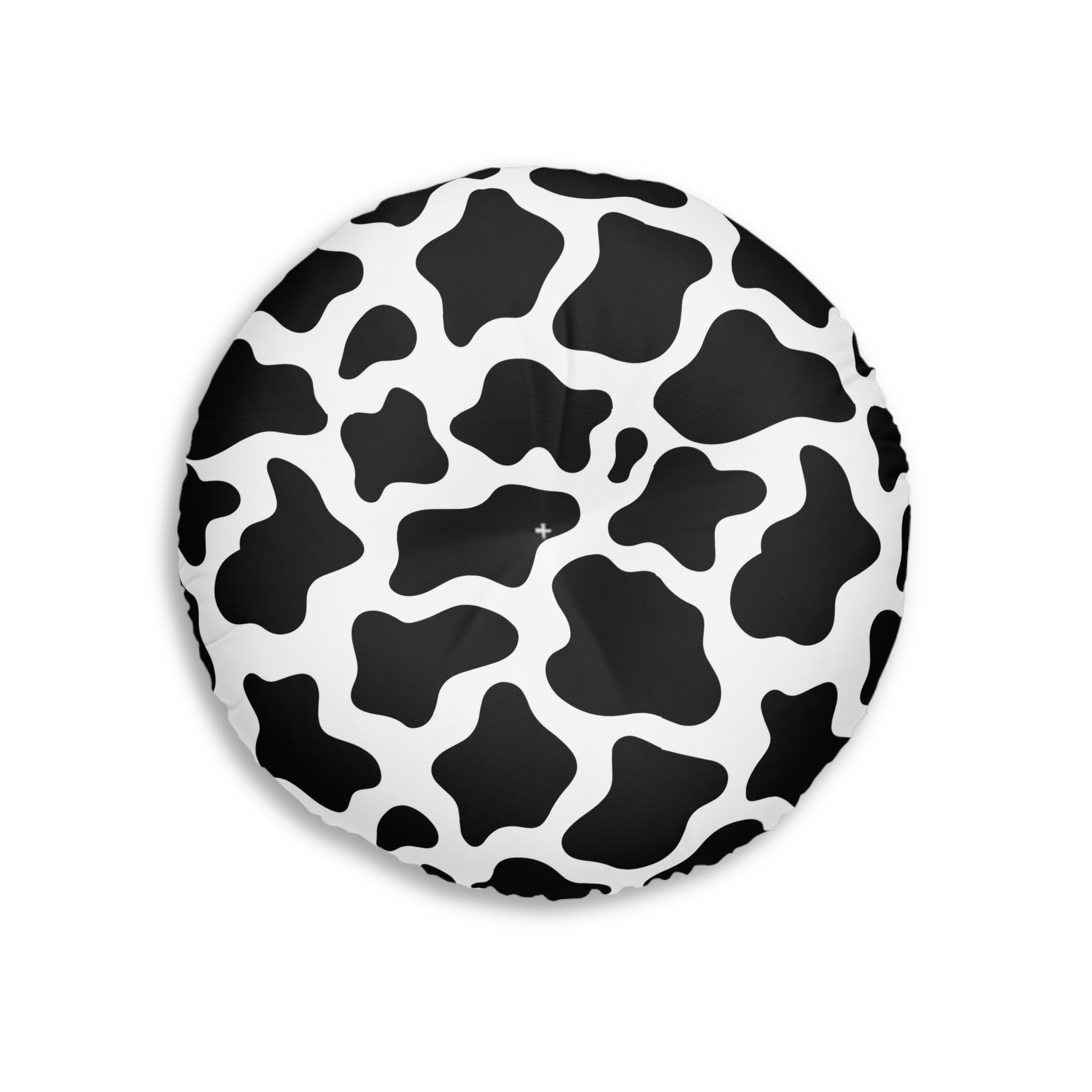 Cow Print Tufted BDSM Kneeling Cushion – Restrained Grace