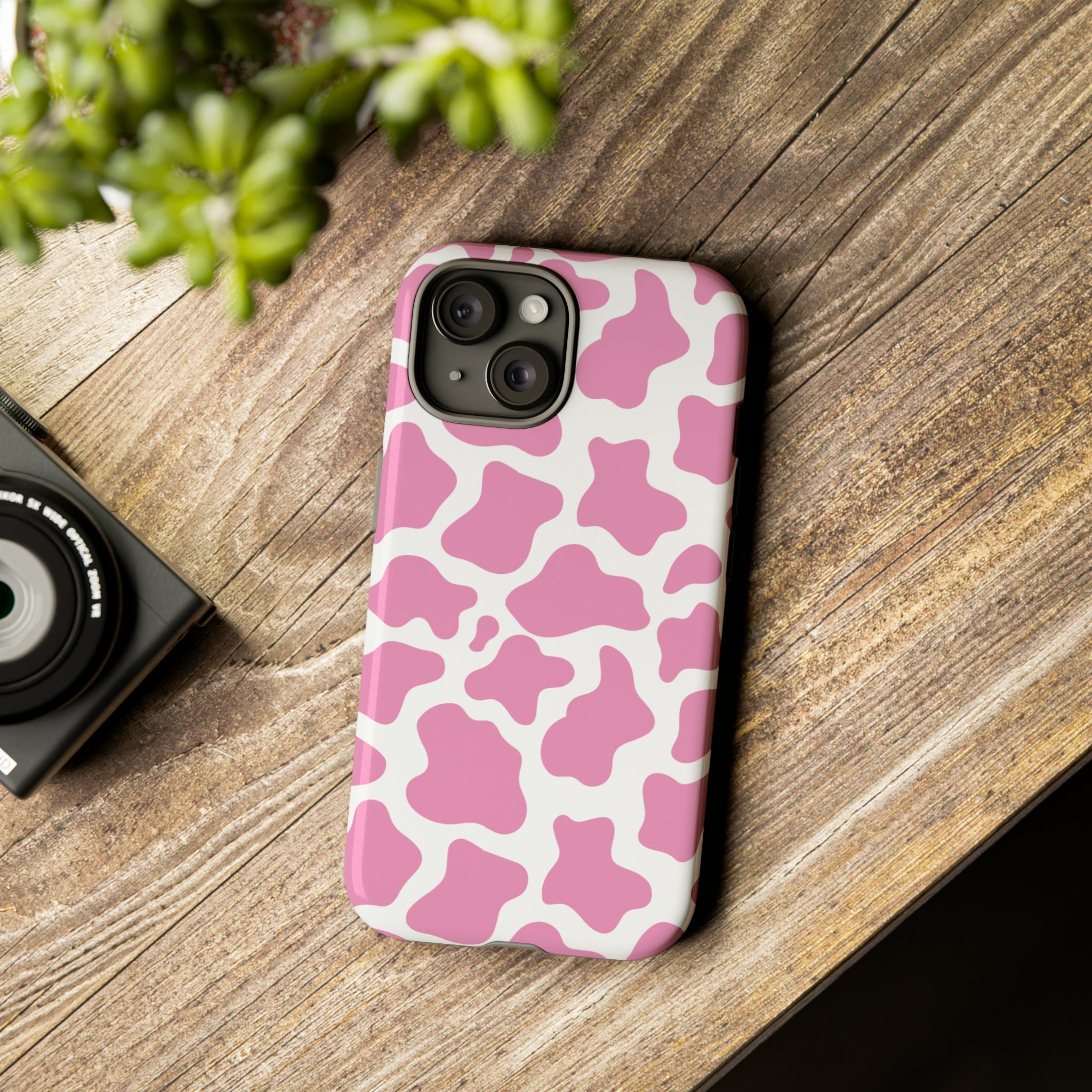 Pink Cow Phone Case Phone Case Restrained Grace   