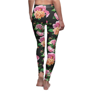 Sweet Wendie Floral Soft Touch Leggings Leggings Restrained Grace   