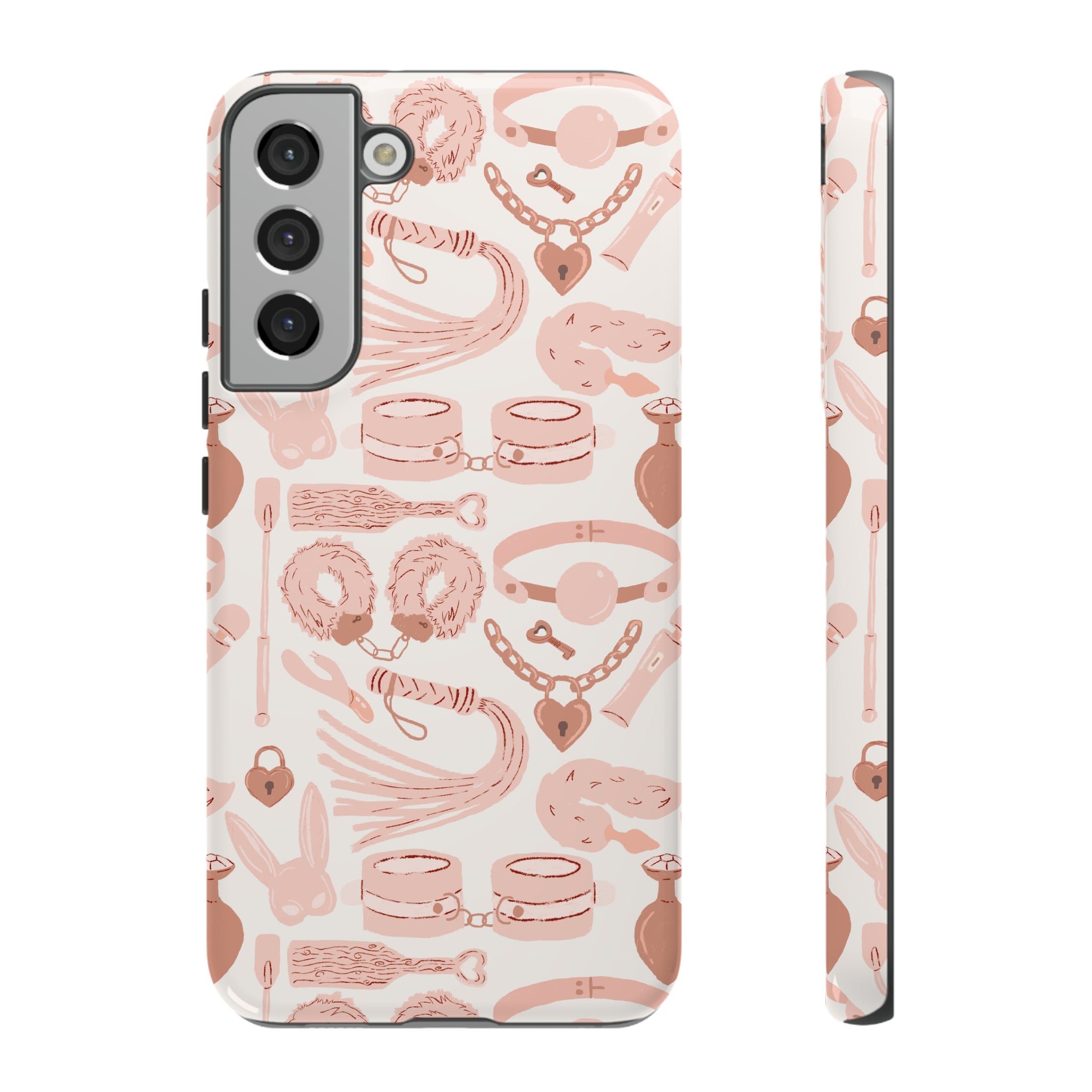 Blush Pink Kink Phone Case Phone Case Restrained Grace   