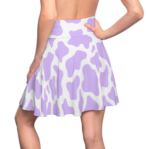 Lavender Cow Swing Skirt Skirt Restrained Grace   