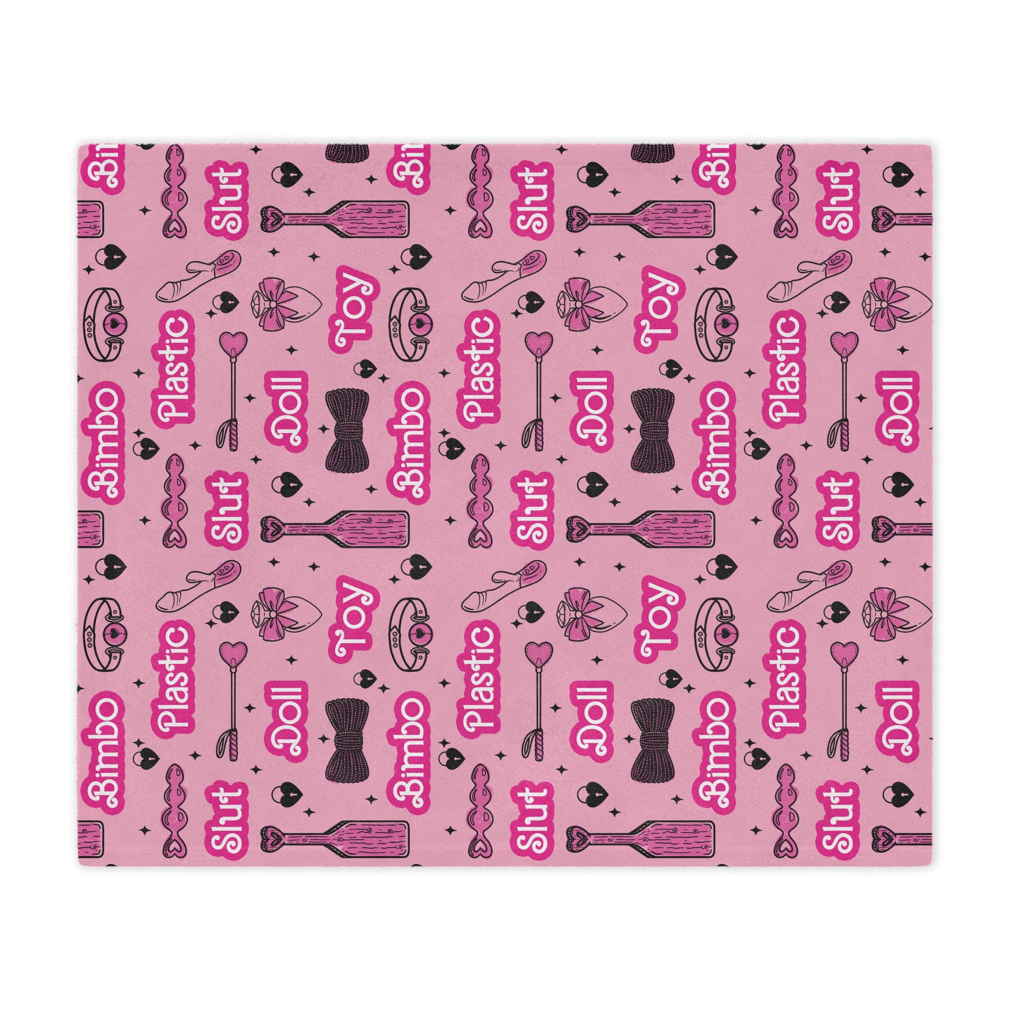 Bimbo Doll Fetish Microfiber Blanket Blanket Restrained Grace   