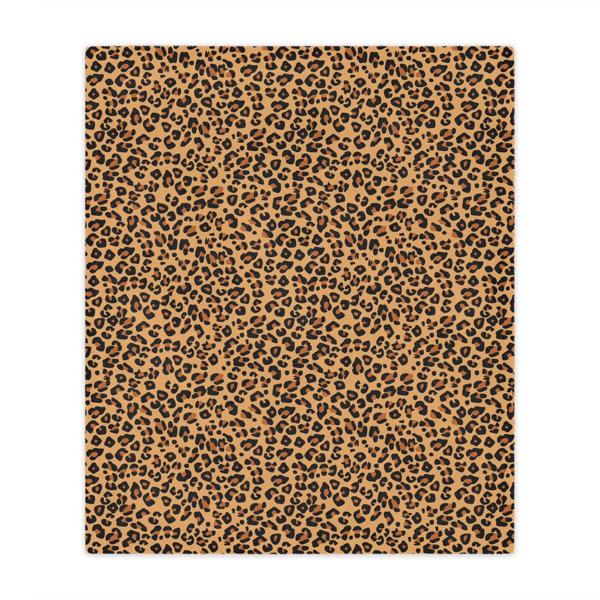 Leopard Print Microfiber Blanket Blanket Restrained Grace   