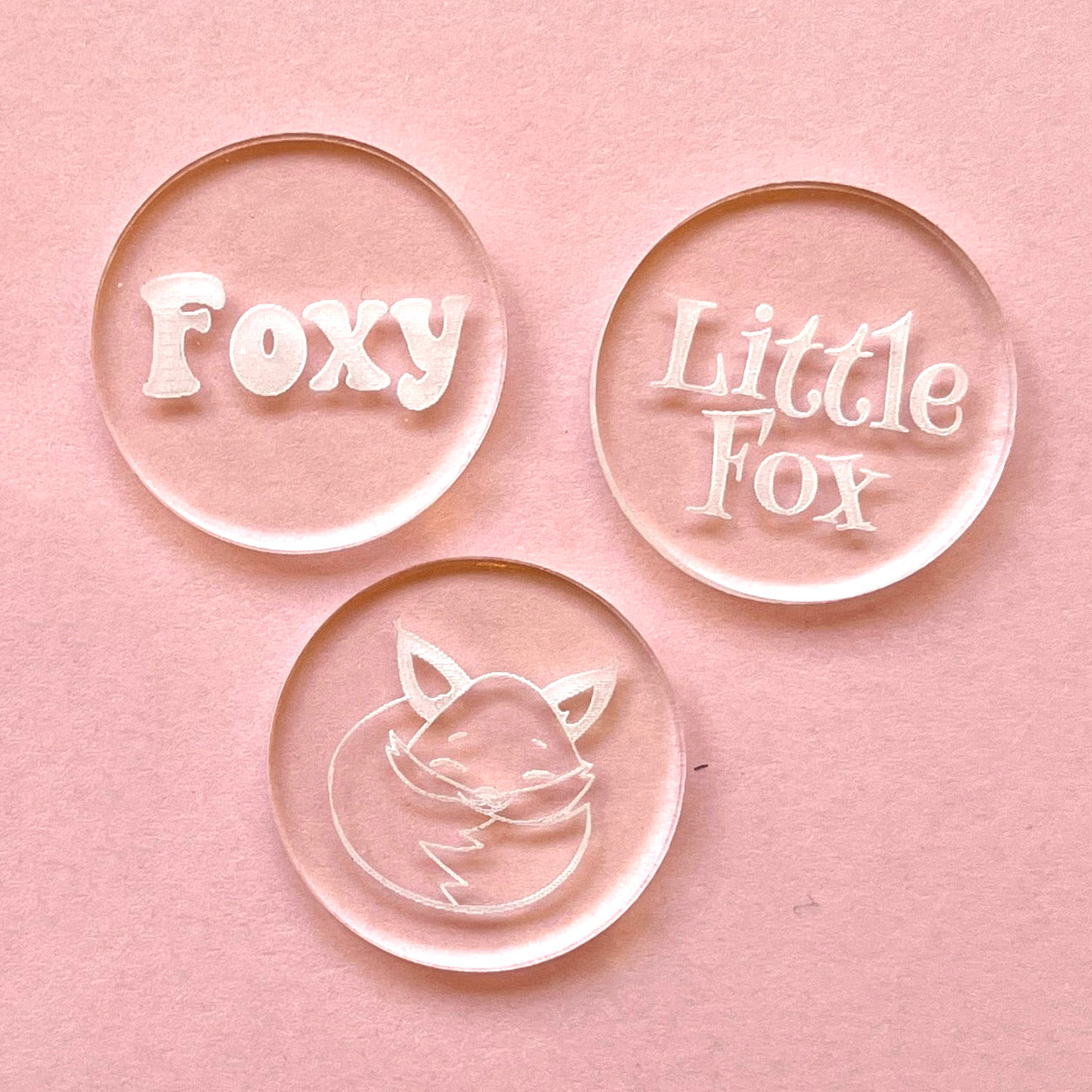 Fox Convertible BDSM Collar Tag Insert Set Collar Tag Insert Restrained Grace   