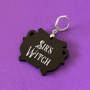 Personalized Cauldron BDSM Collar Tag Collar Tag Restrained Grace   