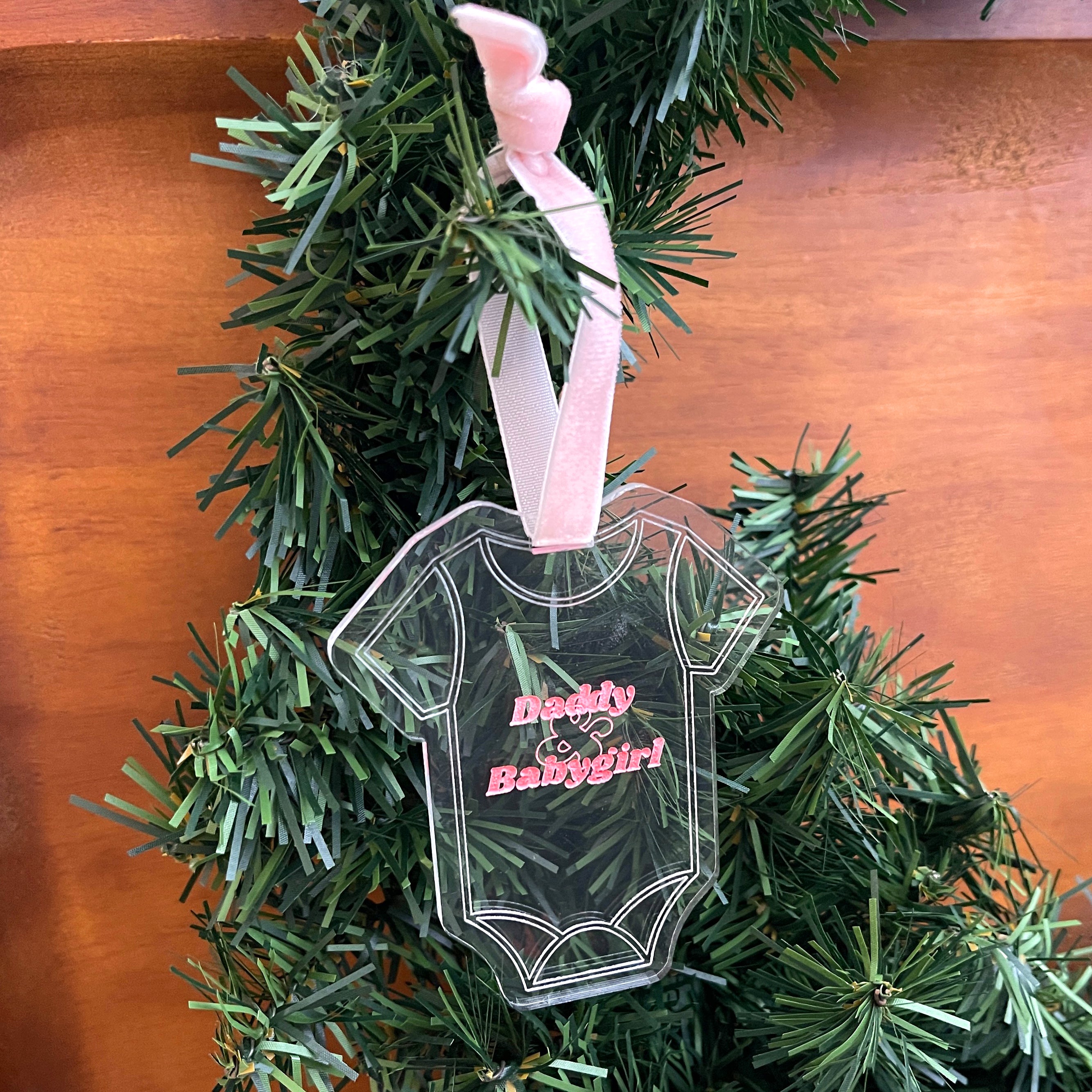 Personalized Caregiver & Little BDSM Ornament Ornament Restrained Grace   