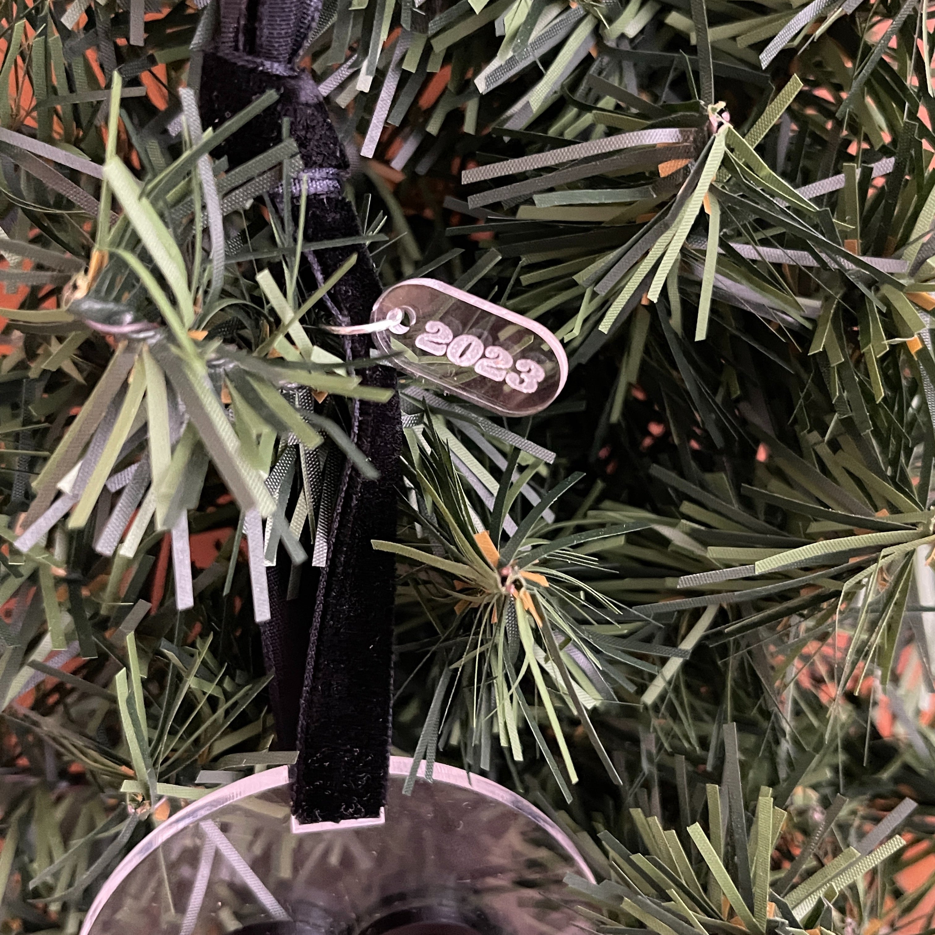 Personalized Our First Christmas Subtle Polyamory Ornament Ornament Restrained Grace   