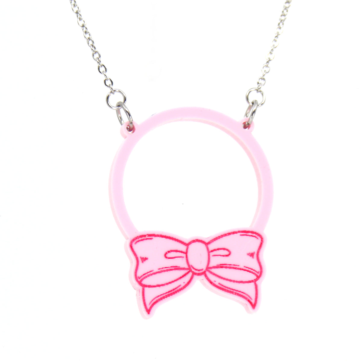 Coquette Bow Ring of O Necklace Necklace Restrained Grace   