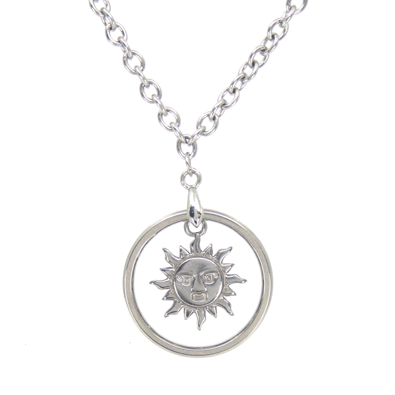 Celestial Sun Day Collar - Stainless Steel Day Collar Restrained Grace   