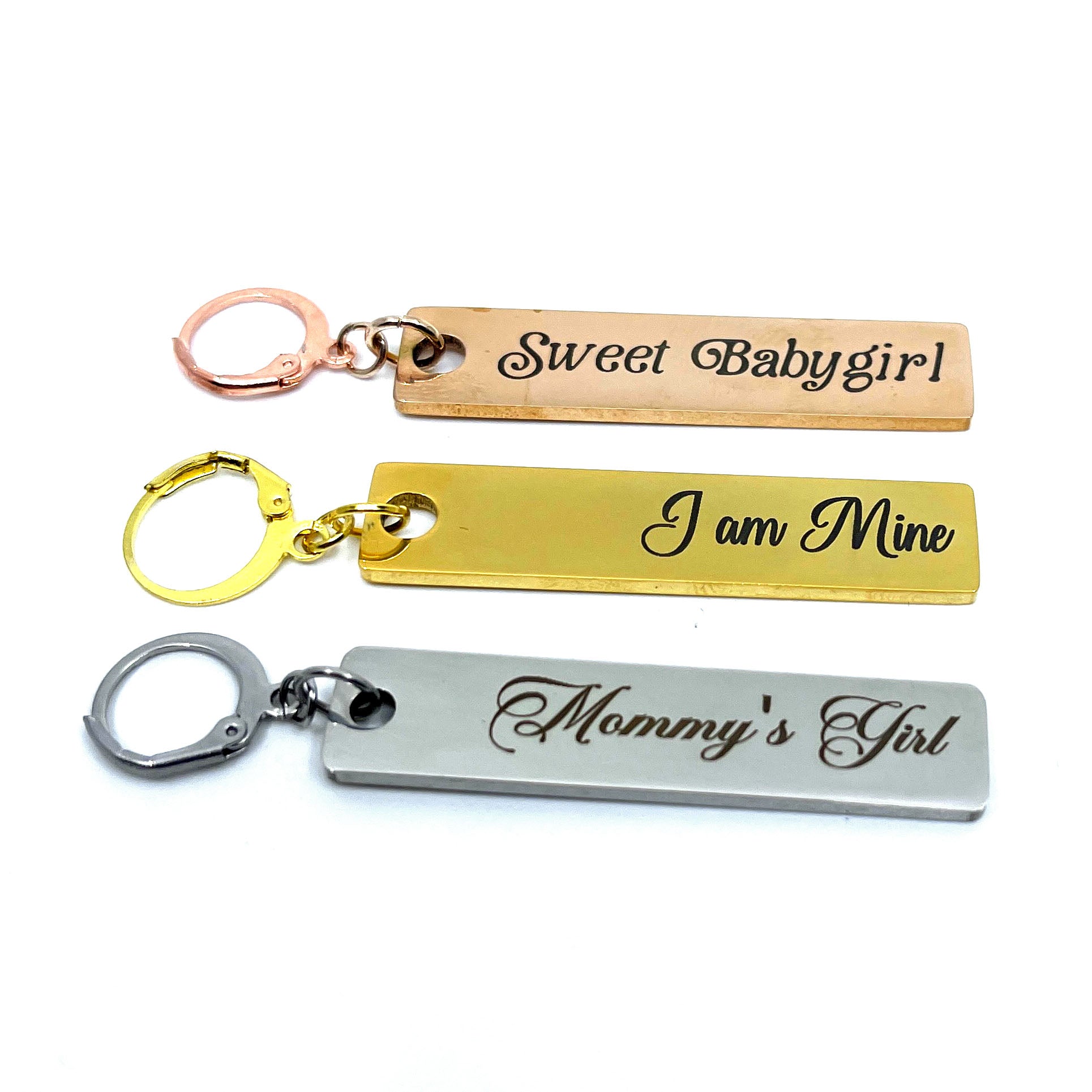 Design Your Own Steel Collar Tag - Bar Collar Tag Restrained Grace   